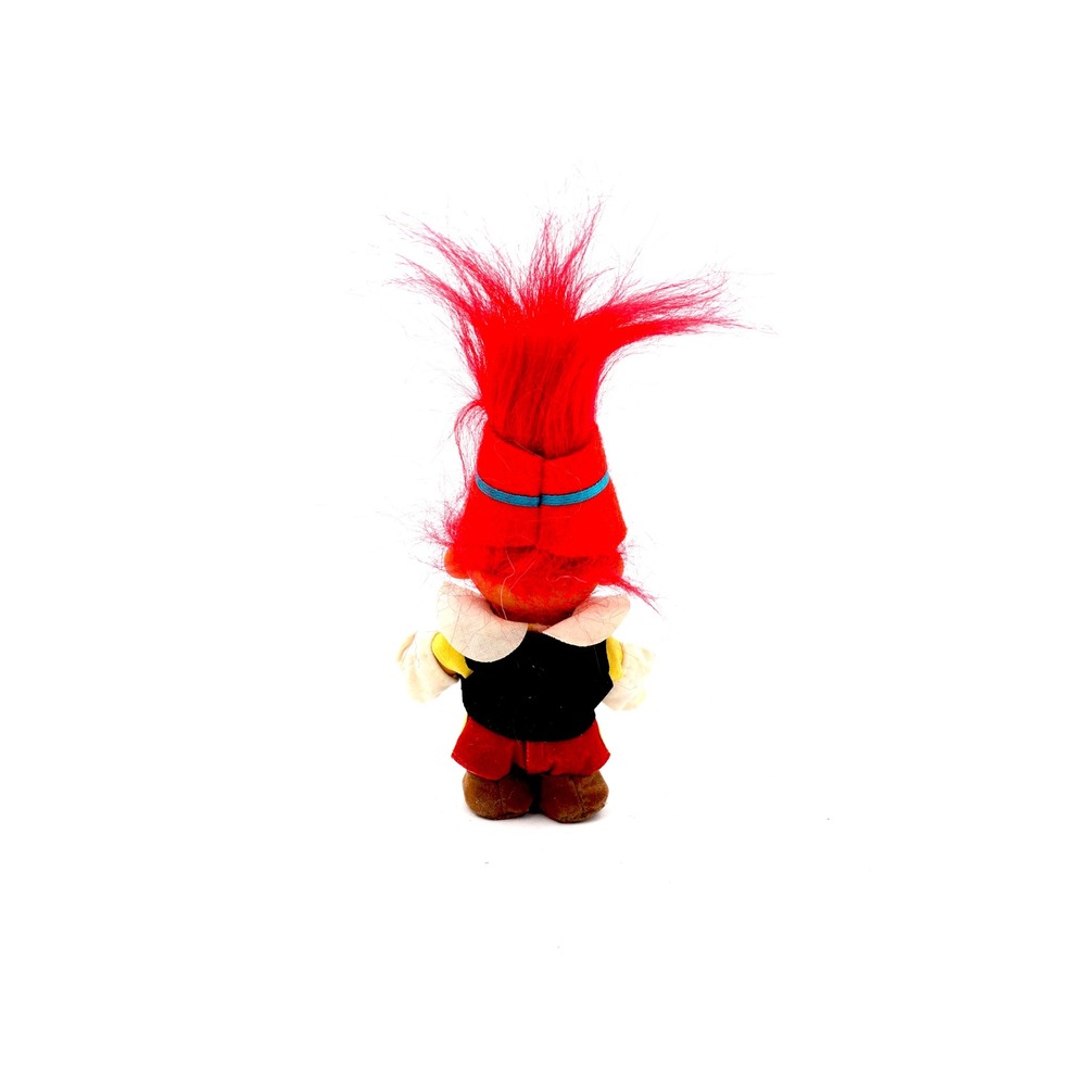 Vintage Russ Berrie Pinocchio Troll Doll 1990s Red Hair Fairy Tale Collectible - Picture 8 of 11